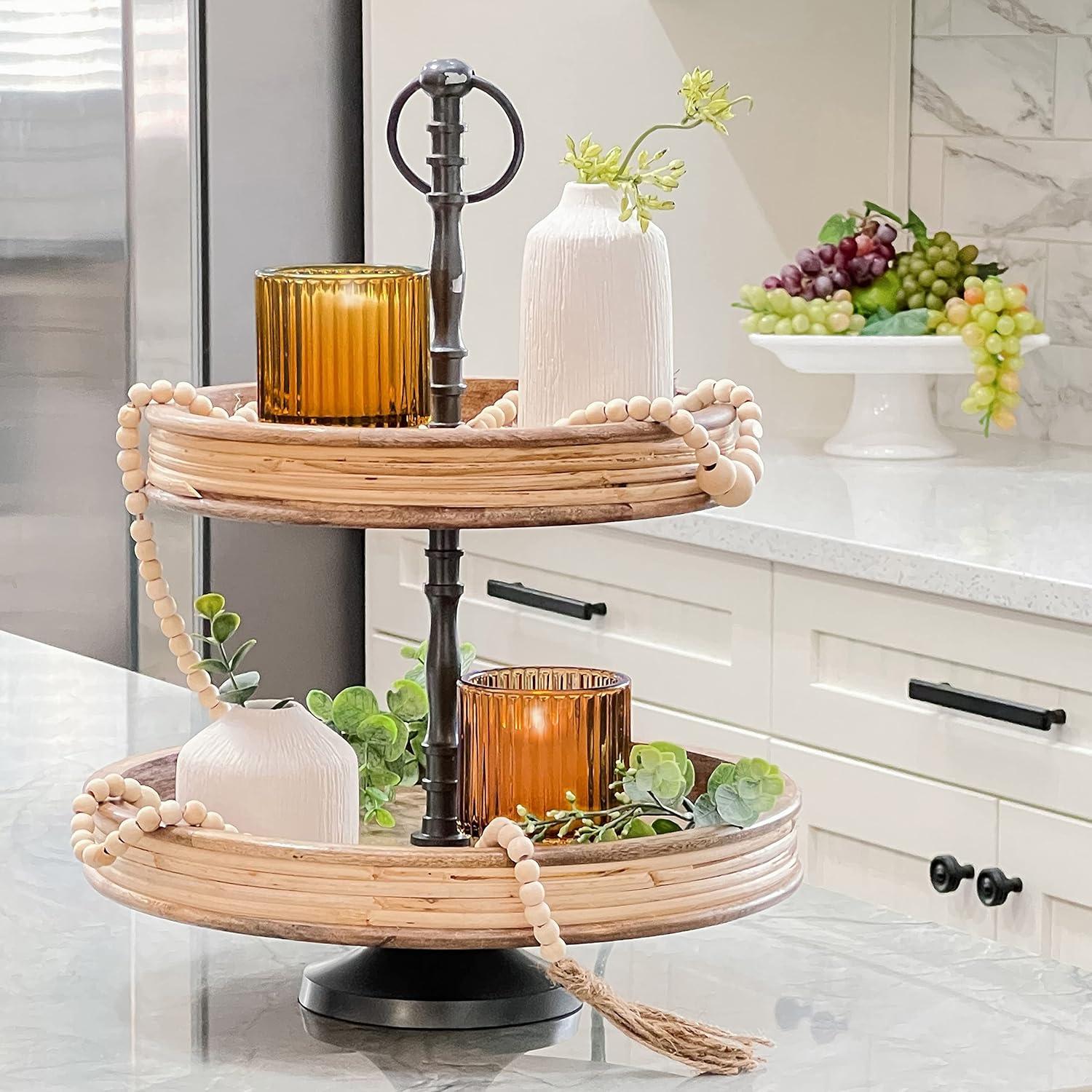 imageKate Aspen Vintage Glass Tealight ampamp Amber Votive Candle Holders Set of 6  Rustic Fluted Candle Holder Set Boho Home Decor Wedding Table Centerpieces Farmhouse Kitchen Table DecorAmber