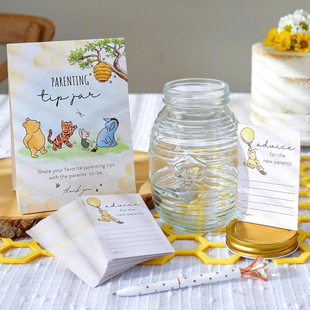 imageKate Aspen Honey Bear Advice Cards For Baby Shower Game ampamp Activity Prediction Cards Baby Shower Decorations Set of 50Honey Bear Tip Jar