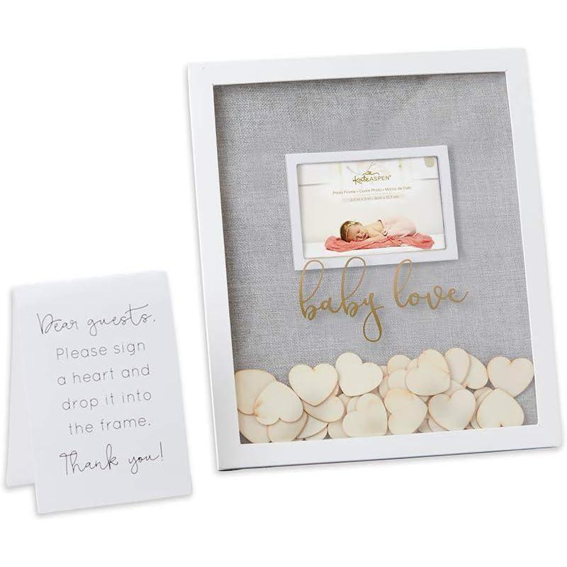 imageKate Aspen Oh Baby Sign Baby Shower Guest Book Frame Guest Book Alternatives Nursery Decor Baby Shower DecorationsBaby Love