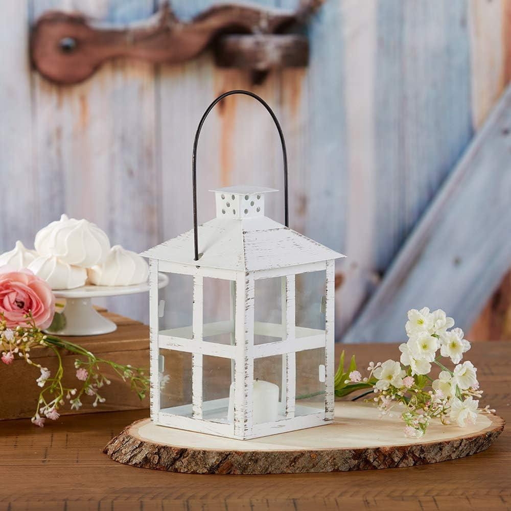 imageKate Aspen Rustic Farmhouse Decor White Candle Holder Lantern Decorative 5 Inch Wedding Decoration Centerpiece Table Decorations Home Decor Shelf Decor Fireplace Lantern75 inch White Decorative Lantern