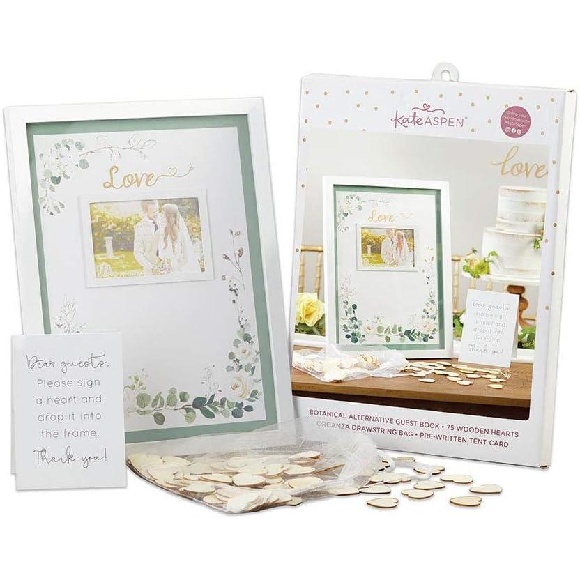 imageKate Aspen Wedding Guest Book Alternative  Our Adventure Begins Globe Frame Keepsake 22101NA BlackBotanical Garden