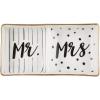 imageKate Aspen Ceramic Mrs Wedding Trinket One Size Mr ampamp Mrs Ring Dish
