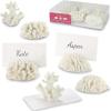 imageKate Aspen Seven Seas Coral Place Card Holders  Set of 6 CoastalInspired Table Place Cards with Holders  Beach Wedding Decorations  Nautical Table Decor  Wedding Favors for Guests