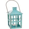 6 Inch Blue Decorative Lantern