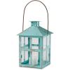 7.5 Inch Blue Decorative Lantern