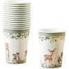 imageKate Aspen Woodland Baby Shower One Size Pack of 16 8 oz Paper Cups Set of 16