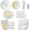 129 Pc Party Tableware Kit