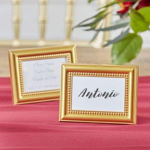 Beautifully Beaded Photo Frame/Placeholder As seen in the hit movie 27 Dresses(Gold)