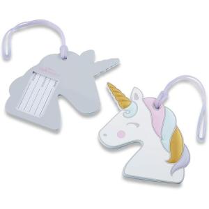 Kate Aspen 18181NA Decorative Unicorn Luggage, Suitcase/Bag Tag fairy lights 0 White, pink, purple, blue, gold