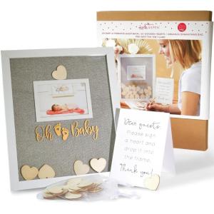 Kate Aspen Oh Baby Sign, Baby Shower Guest Book Frame Guest Book Alternatives, Nursery Decor, Baby Shower Decorations(Oh Baby)