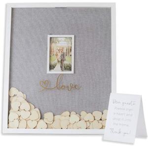 Kate Aspen Wedding Guest Book Alternative – Our Adventure Begins Globe Frame Keepsake (22101NA), Black(Love)