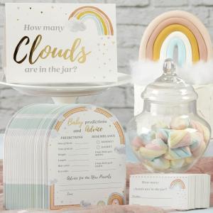 Kate Aspen Woodland Baby, One Size, Shower Advice Card & Game (Set of 50)(Favor Boxes)
