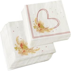 Kate Aspen Woodland Baby Shower Decorative Paper Napkins, Thick Decorative Dinner Napkins, Luncheon Serveware, 2 ply, 30 Count (Pack of 1)(Boho)