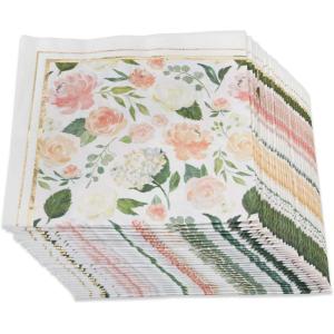 Kate Aspen Woodland Baby Shower Decorative Paper Napkins, Thick Decorative Dinner Napkins, Luncheon Serveware, 2 ply, 30 Count (Pack of 1)(Brunch Floral)