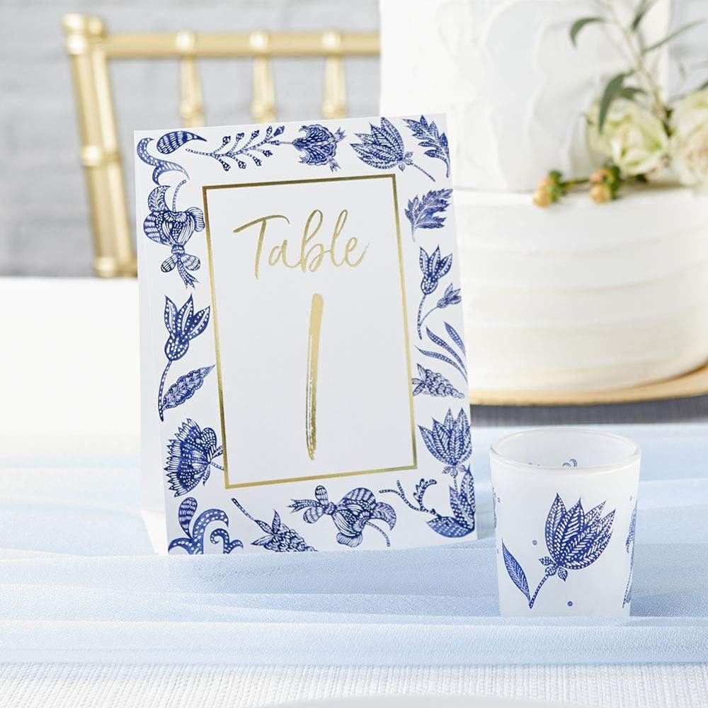 imageKate Aspen Blue Willow 7 in Decorative Premium Paper Plates 350 GSM weight Set of 16 Perfect for Bridal Showers and WeddingsWedding Table Numbers 125