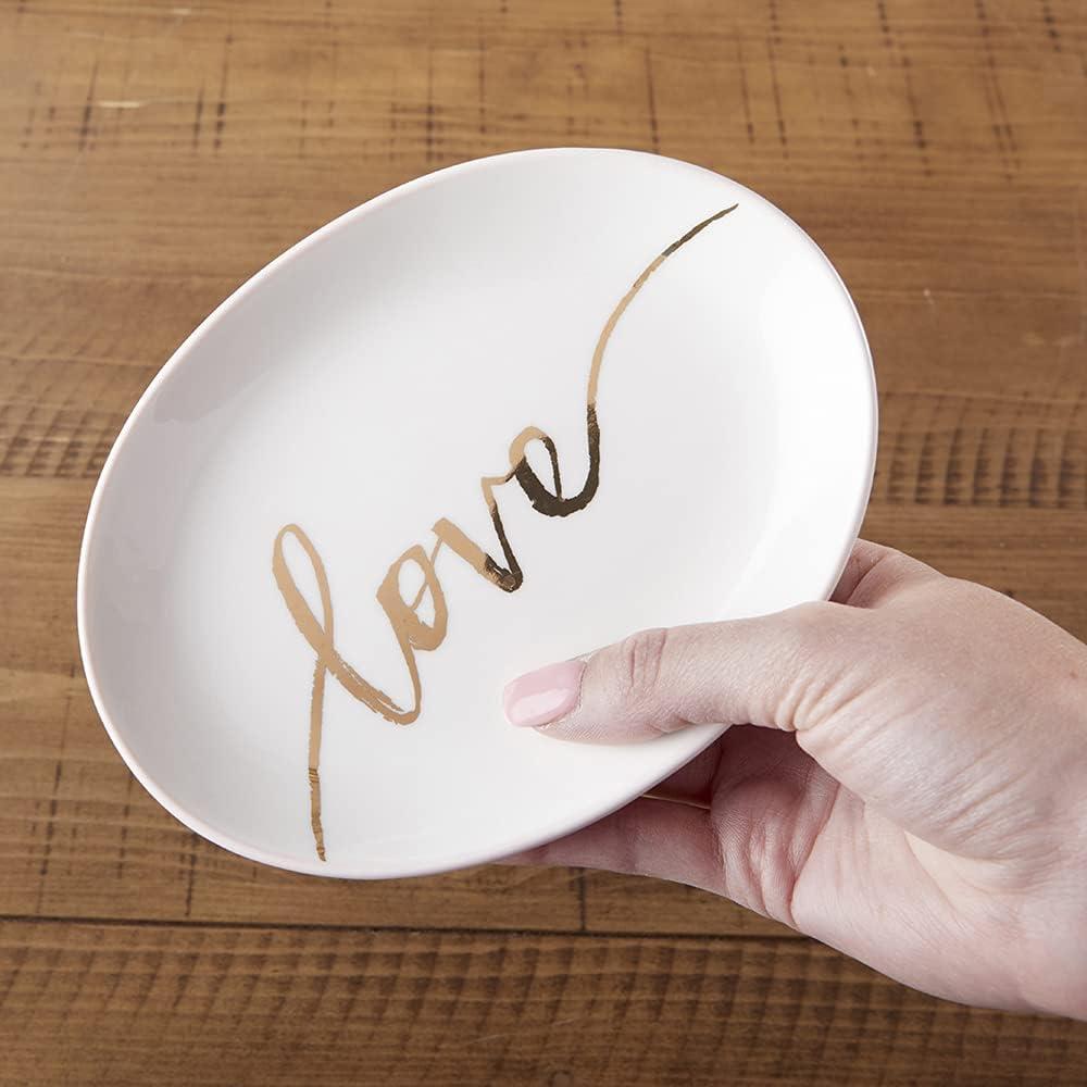imageKate Aspen Love Trinket Dish ivory