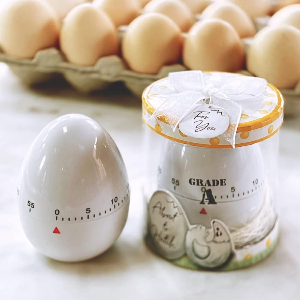 imageKate Aspen About to Hatch Kitchen Egg Timer in Showcase Gift Box White 18216NA 1 Count Pack of 1