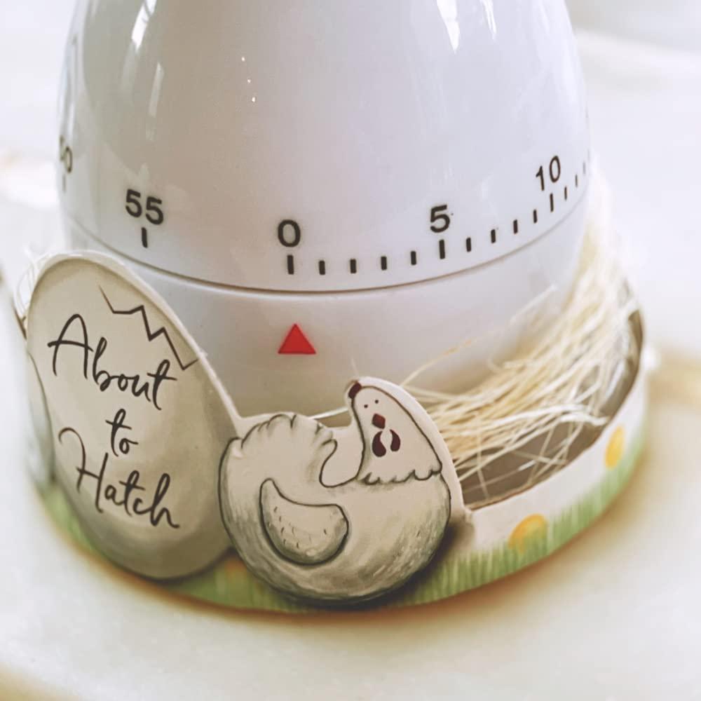 imageKate Aspen About to Hatch Kitchen Egg Timer in Showcase Gift Box White 18216NA 1 Count Pack of 1