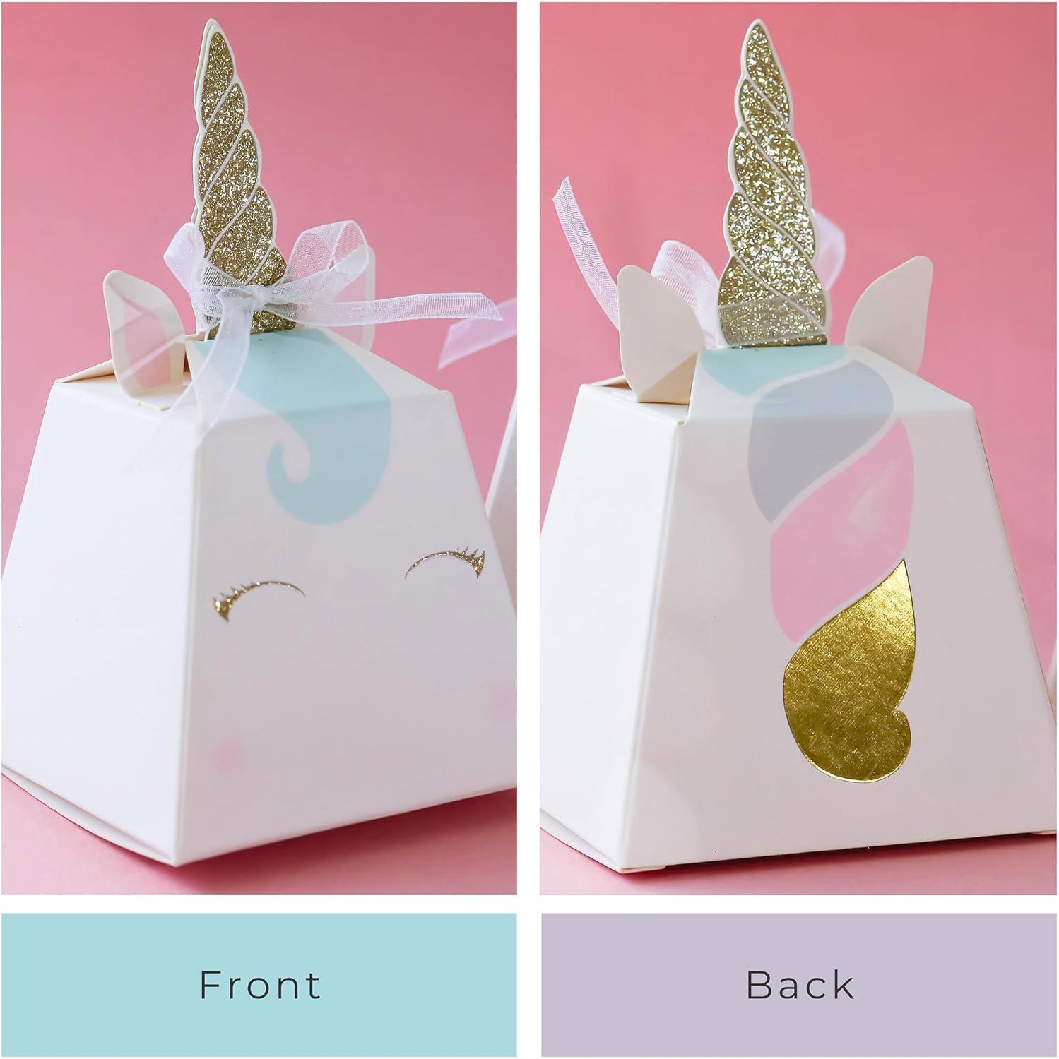 imageKate Aspen Set of 24 Woodland Baby Shower One Size Pink Favor BoxesMulticolor