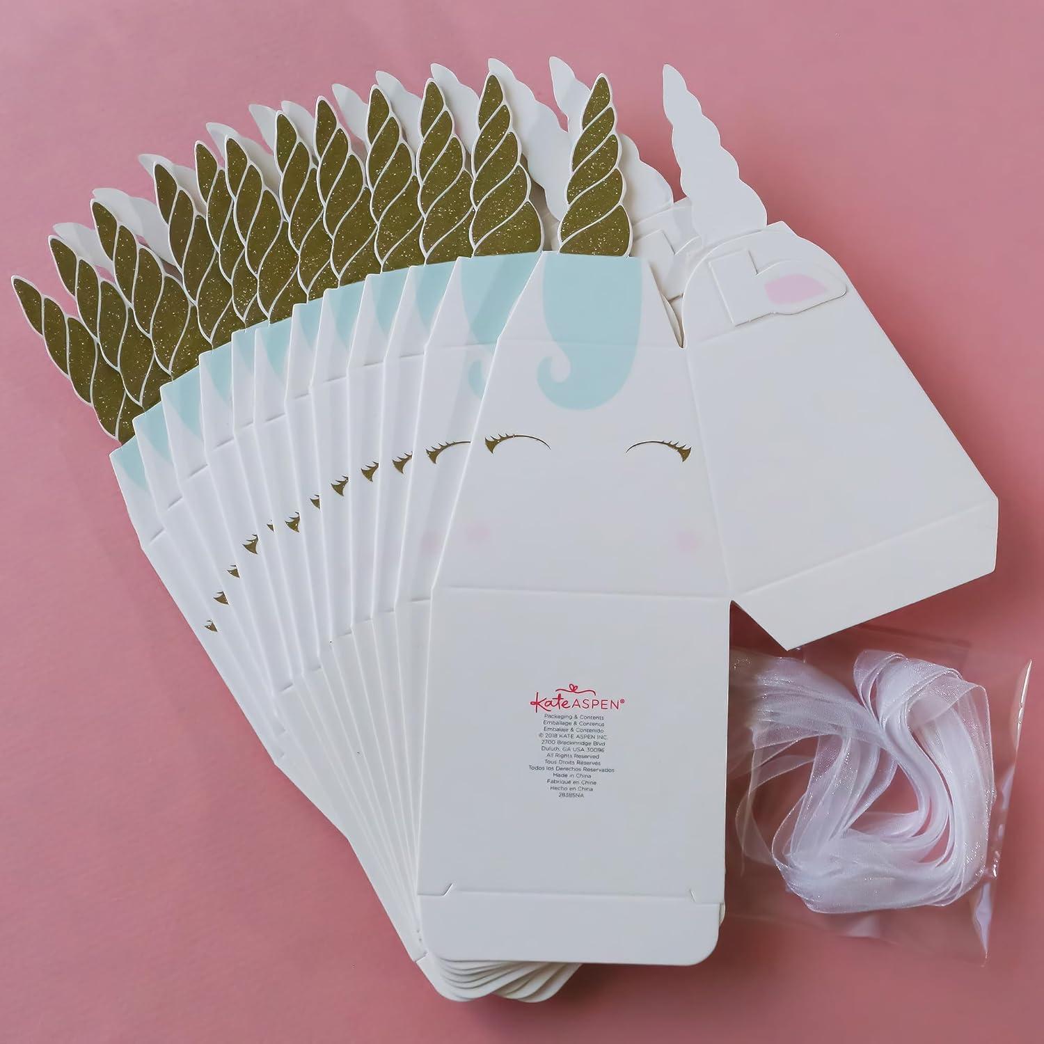 imageKate Aspen Set of 24 Woodland Baby Shower One Size Pink Favor BoxesMulticolor