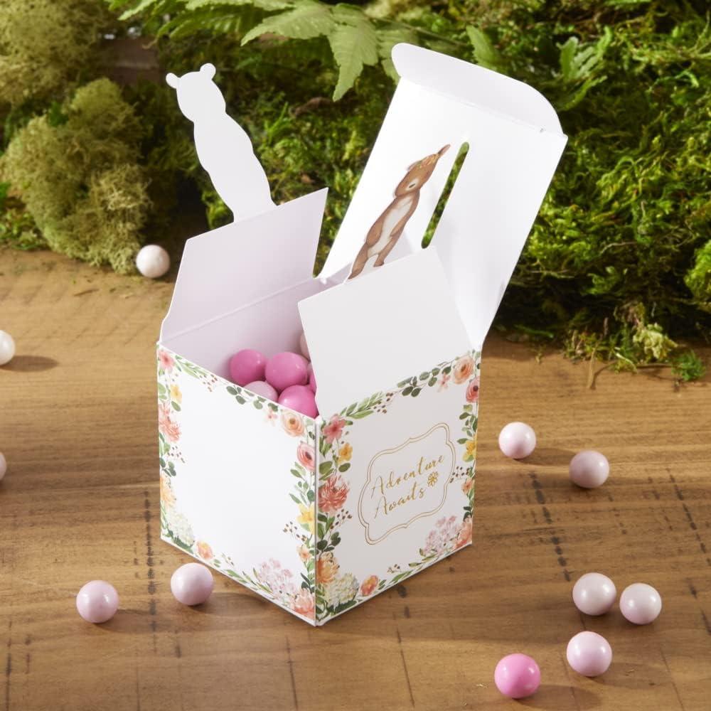 imageKate Aspen Set of 24 Woodland Baby Shower One Size Pink Favor BoxesPink Favor Boxes