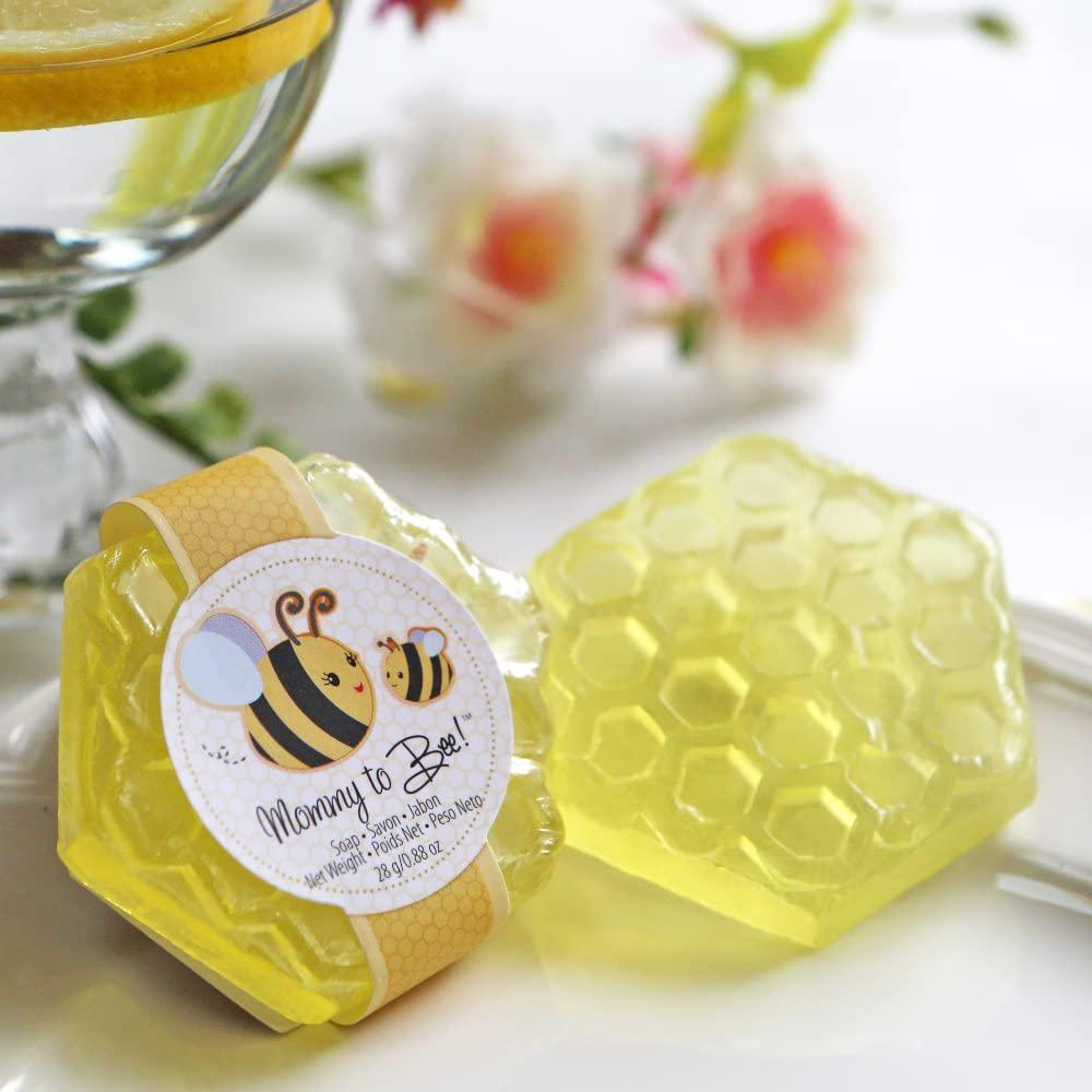 imageKate Aspen Sweet Honey ampamp Fresh Flower Scented Honeycomb Soap Mommy to Bee Baby Shower Favors Pack of 4 Count21084NA088 Ounce Pack of 4
