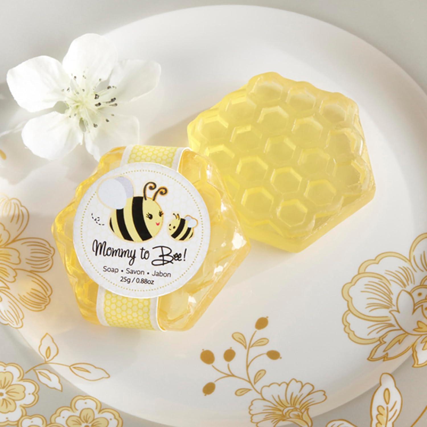 imageKate Aspen Sweet Honey ampamp Fresh Flower Scented Honeycomb Soap Mommy to Bee Baby Shower Favors Pack of 4 Count21084NA1 Count Pack of 1