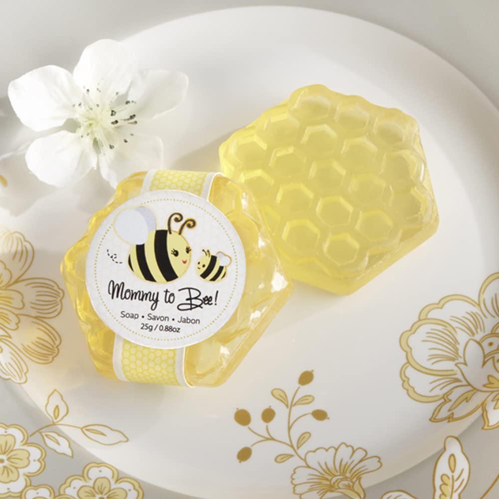 imageKate Aspen Sweet Honey ampamp Fresh Flower Scented Honeycomb Soap Mommy to Bee Baby Shower Favors Pack of 4 Count21084NA088 Ounce Pack of 4