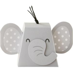 Kate Aspen (Set of 24) Woodland Baby Shower, One Size, Pink Favor Boxes(Elephant)