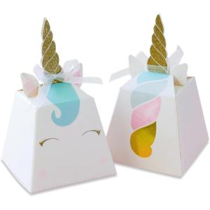 Kate Aspen (Set of 24) Woodland Baby Shower, One Size, Pink Favor Boxes(Multicolor)