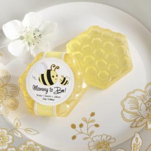 Kate Aspen Sweet Honey & Fresh Flower Scented Honeycomb Soap, Mommy to Bee Baby Shower Favors, Pack of 4 Count,21084NA(0.88 Ounce (Pack of 4))