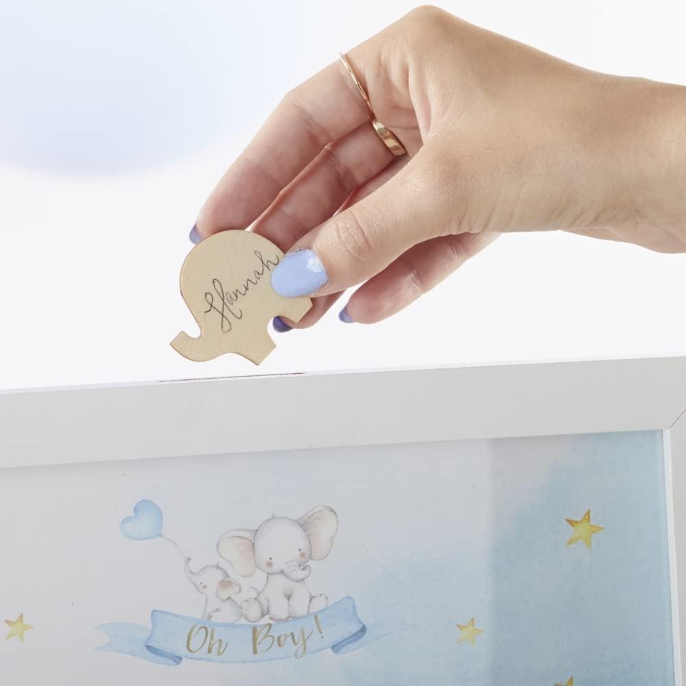 imageKate Aspen Elephant Baby Shower 7 in Premium Decorative Paper Plates 350 GSM weight Set of 16 Party SuppliesOne Size