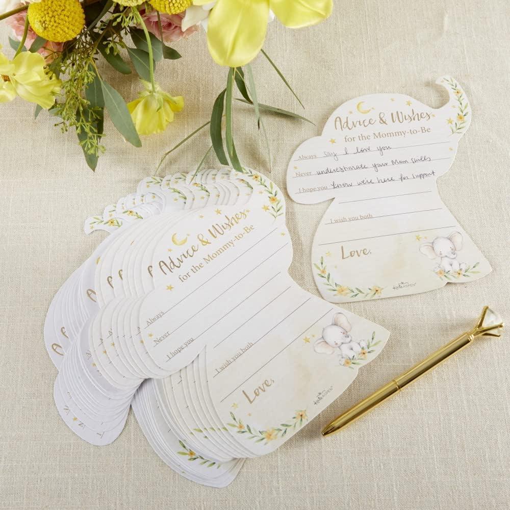 imageKate Aspen Elephant Baby Shower 7 in Premium Decorative Paper Plates 350 GSM weight Set of 16 Party SuppliesOne Size