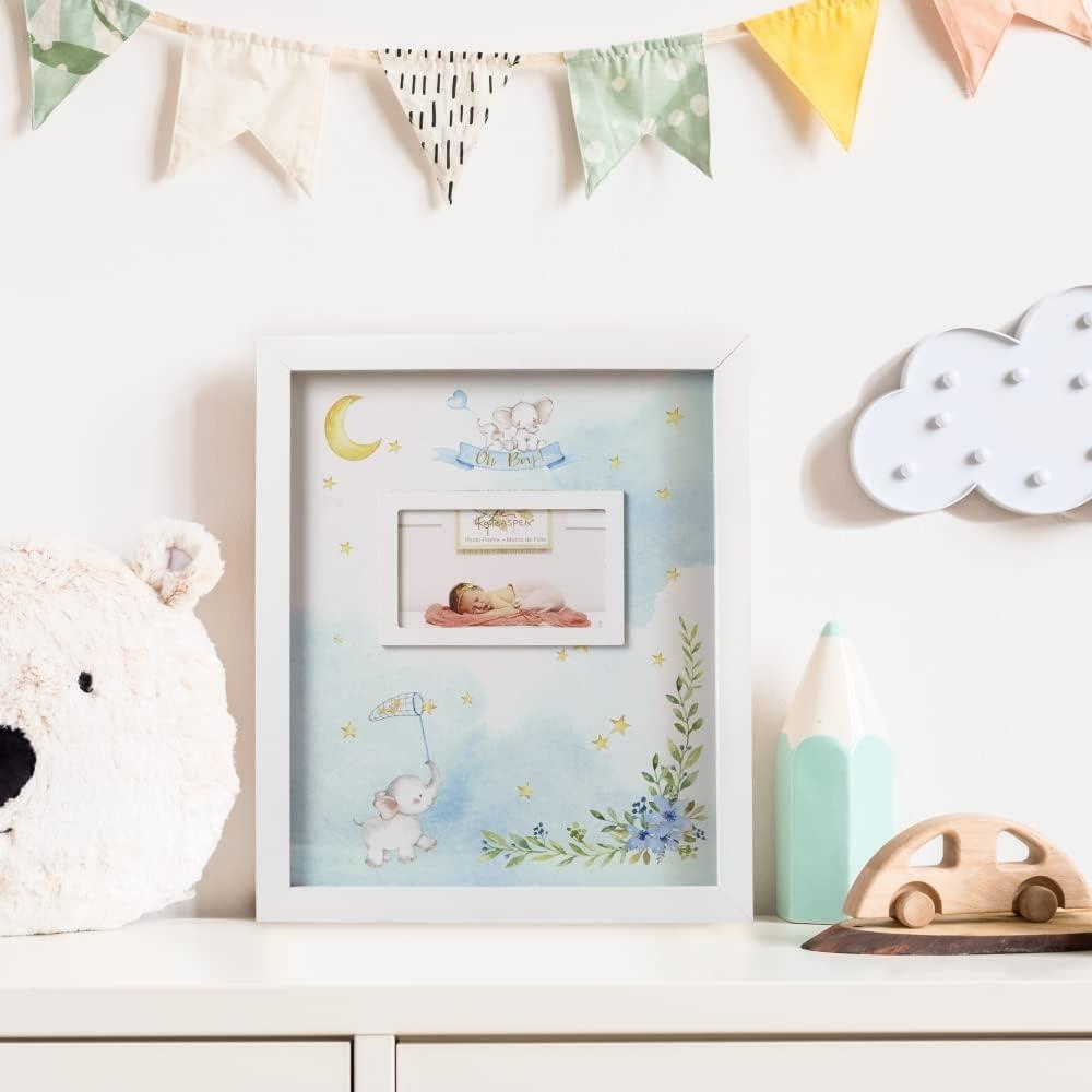 imageKate Aspen Elephant Baby Shower 7 in Premium Decorative Paper Plates 350 GSM weight Set of 16 Party SuppliesOne Size