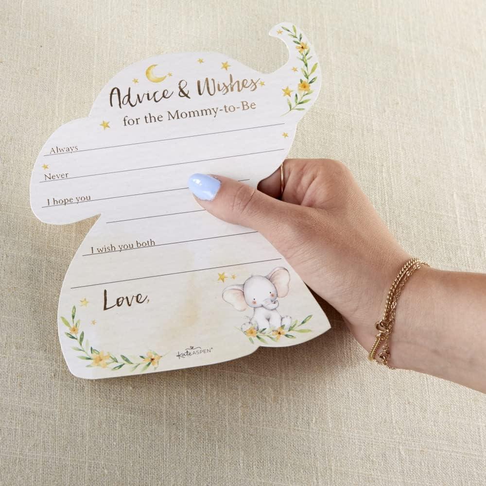 imageKate Aspen Elephant Baby Shower 7 in Premium Decorative Paper Plates 350 GSM weight Set of 16 Party SuppliesOne Size