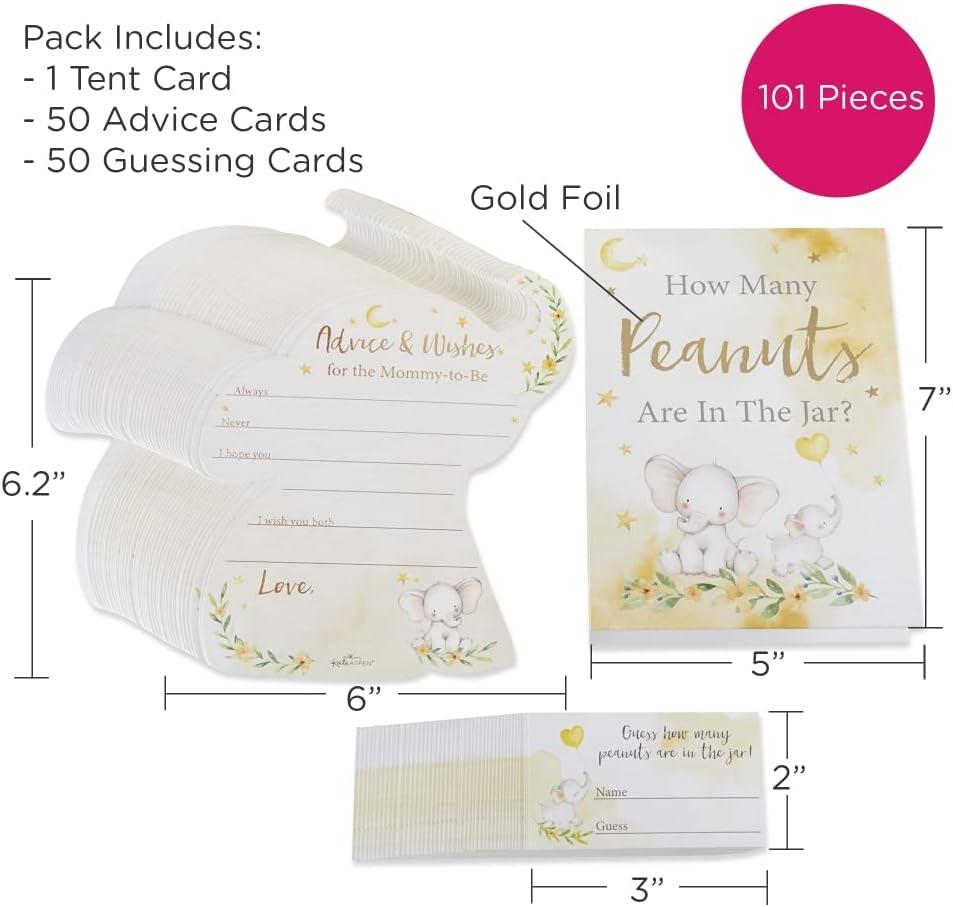 imageKate Aspen Elephant Baby Shower 7 in Premium Decorative Paper Plates 350 GSM weight Set of 16 Party SuppliesOne Size