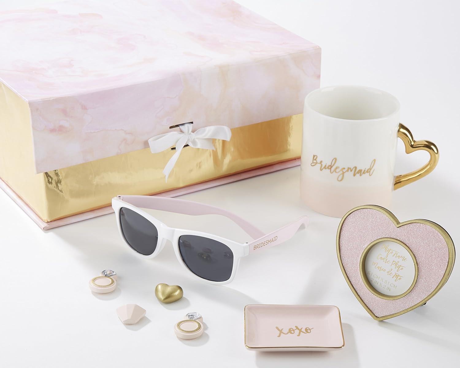 image:imageKate Aspen Pink and Gold Will You Be My Bridesmaid Kit Gift Set Pink White and GoldGold