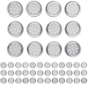Kate Aspen Large Glass Jars with Lids and Handles, Mason Jars Mugs, Drinking Glass and DIY Favor Decor, Wide Mouth, 12 oz. (1)(Flower)