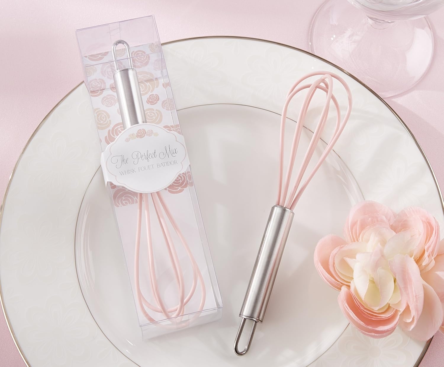 image:imageKate Aspen The Perfect Mix Pink Kitchen Whisk
